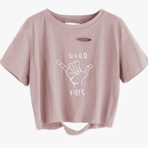 Women's Graphic Crop Tee